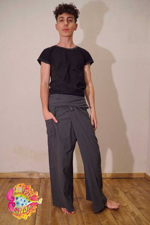 taildandeziki pantelona, unisex, gri