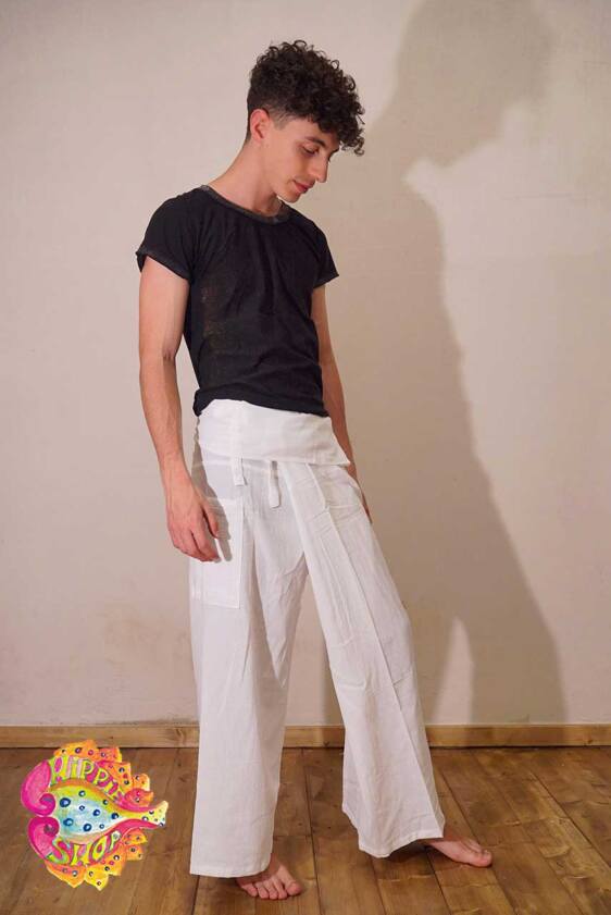taildandeziki pantelona, unisex, leuki