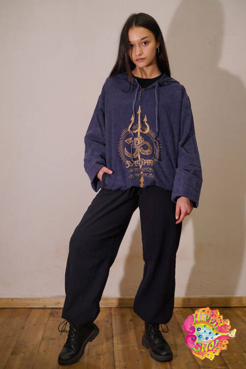 fouter petroplumeno me koukoula 100% bambakero unisex one size kai xrwmatos mple