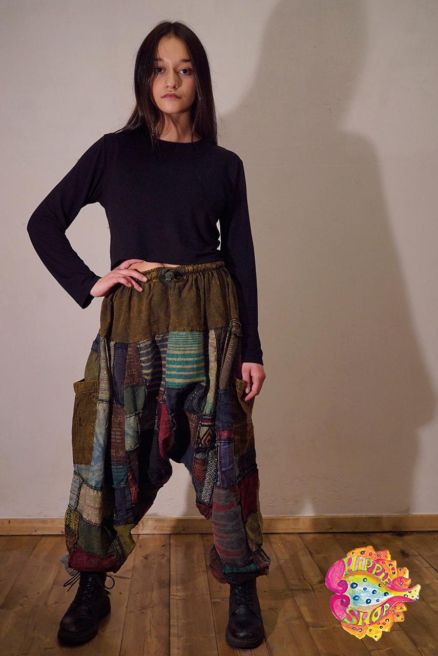 vraka-pantelona patchwork