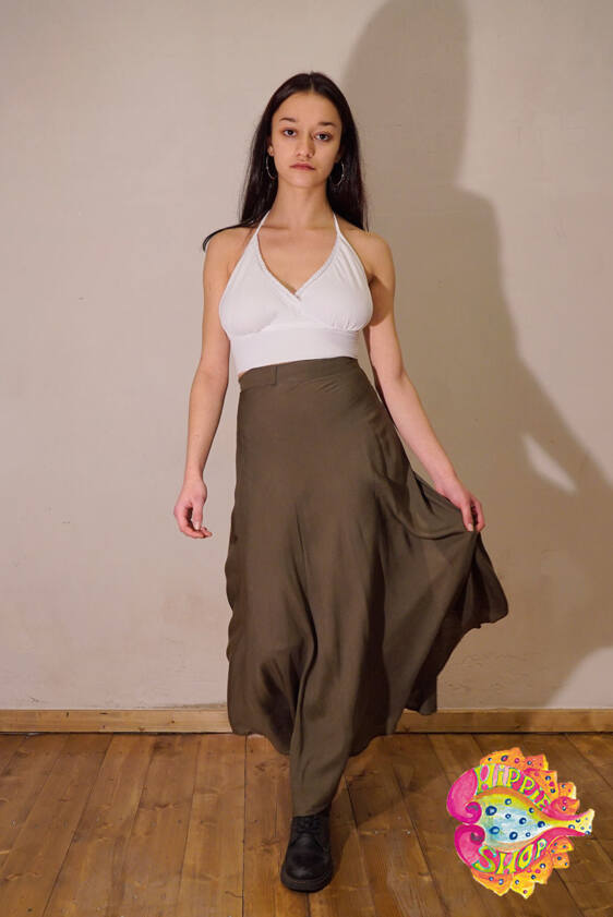 fousta wrap around ladi skouro