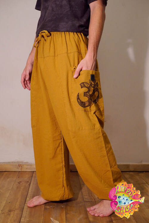 salvari pantelona unisex moustardi