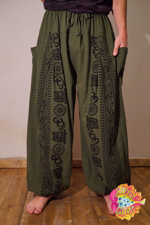 salvari pantelona unisex xaki