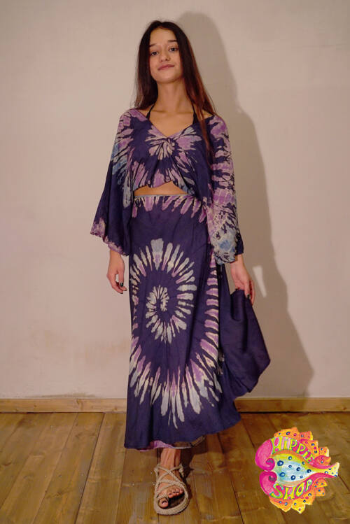 Φούστα Wrap Around Tie-Dye