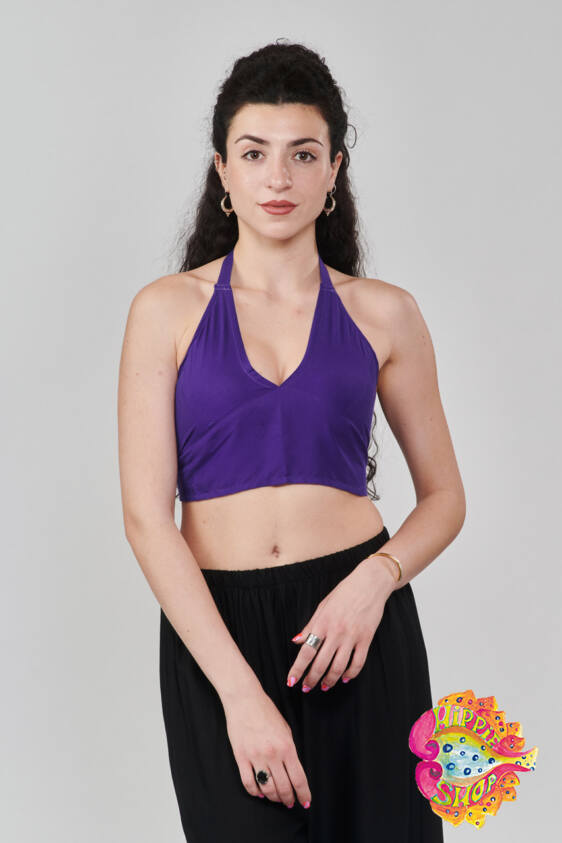 Μπλούζακι δετό μωβ