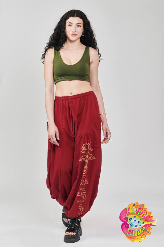 Σαλβάρι-Παντελόνα κόκκινο