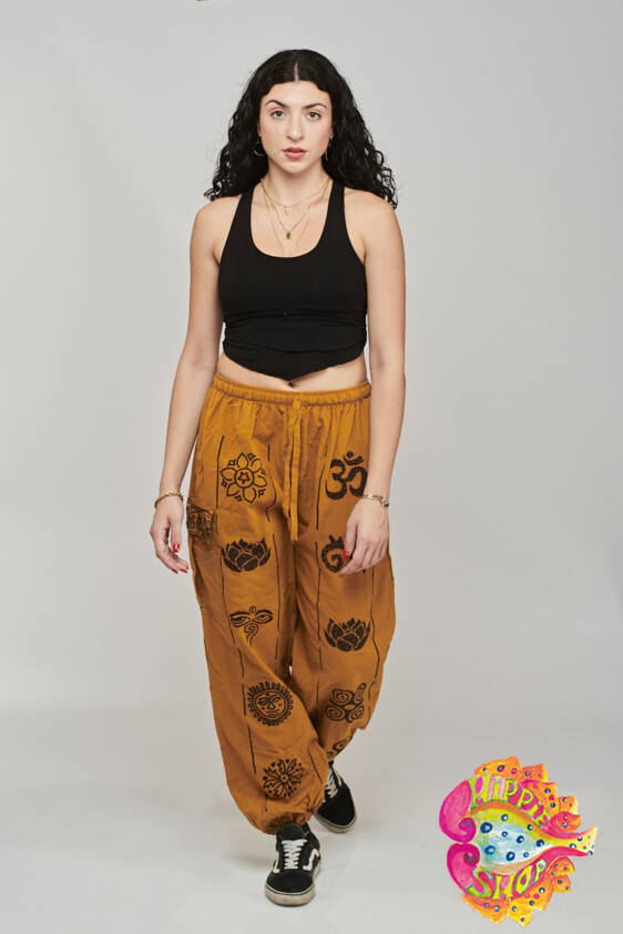 Σαλβάρι-Παντελόνα κίτρινο