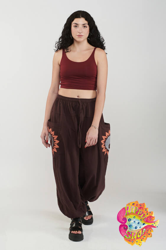 Σαλβάρι-Παντελόνα καφέ