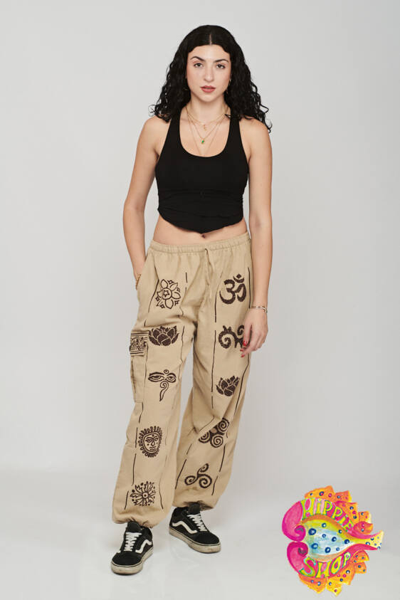 Σαλβάρι-Παντελόνα μπεζ