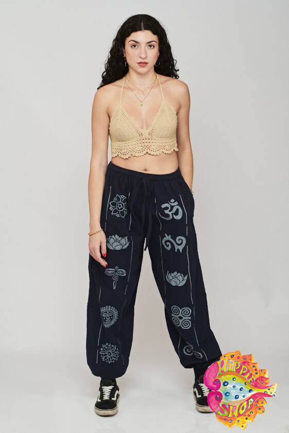 Σαλβάρι-Παντελόνα σκούρο μπλε