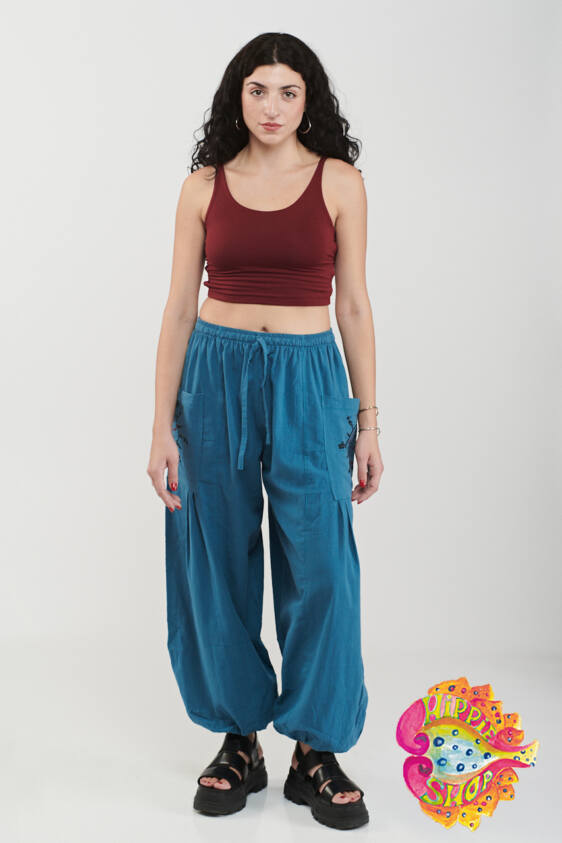 Σαλβάρι-Παντελόνι γαλάζιο