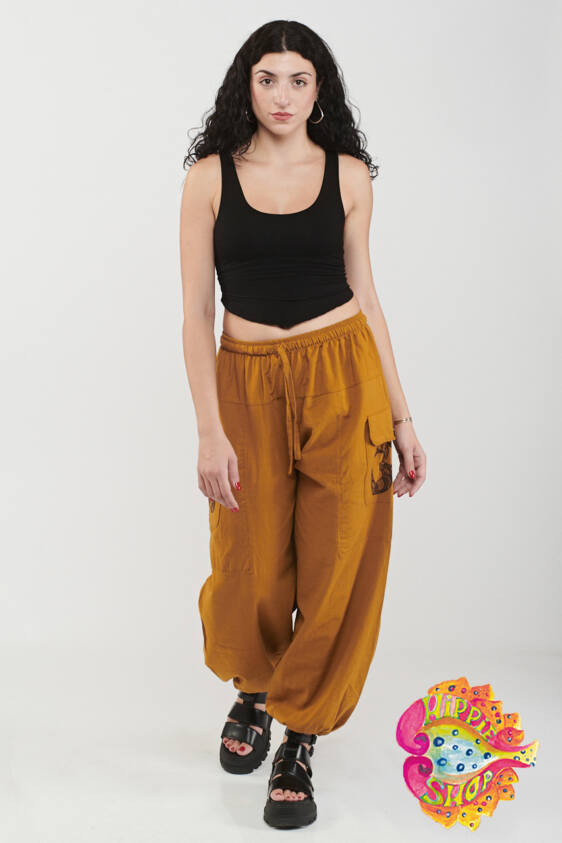 Σαλβάρι-Παντελόνι κίτρινο