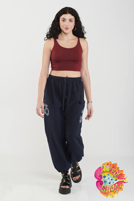 Σαλβάρι-Παντελόνι μπλε σκούρο