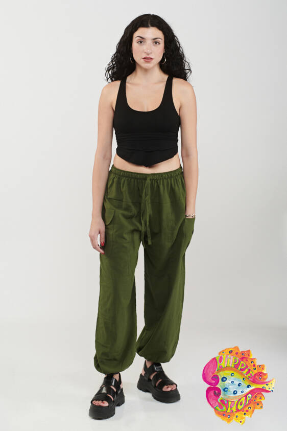 Σαλβάρι-Παντελόνι χακί