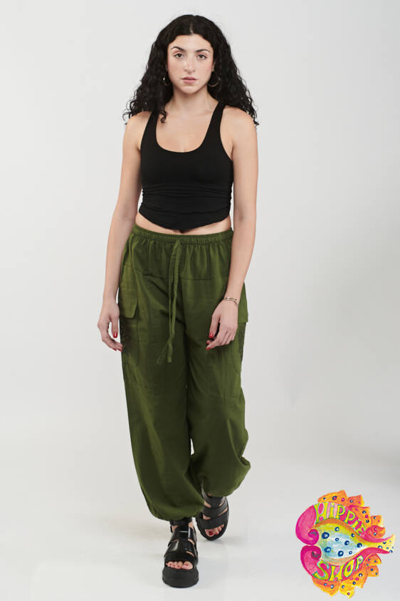 Σαλβάρι-Παντελόνι χακί