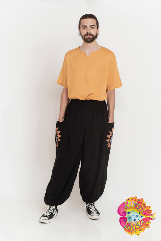 Σαλβάρι-Παντελόνα unisex μαύρο