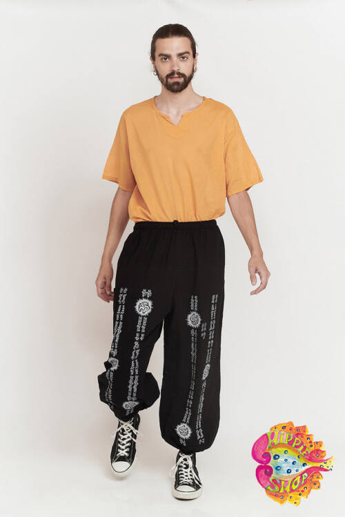 Σαλβάρι-Παντελόνα unisex μωβ