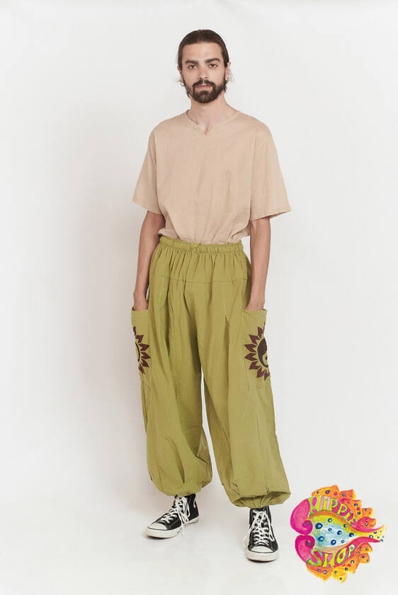 Σαλβάρι-Παντελόνα unisex πράσινο